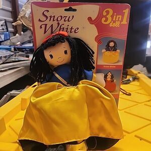Vintage Dan Dee SNOW WHITE 3 in 1 Doll / New on Card